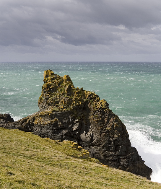 Sevensouls Rock, north Cornwall.