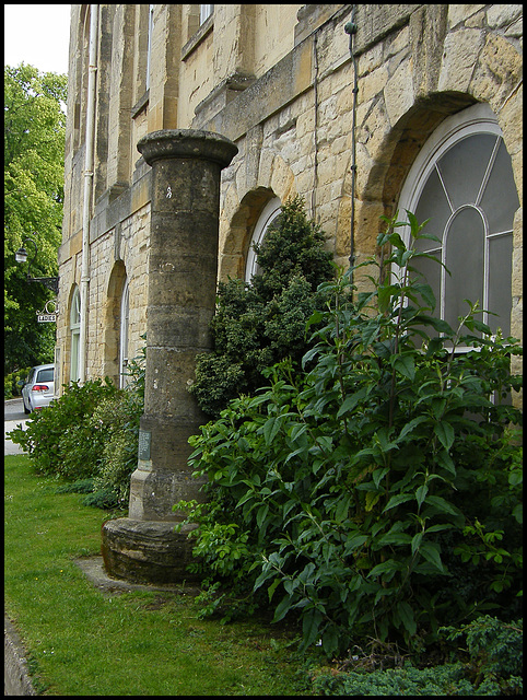 remains of cross and market hall