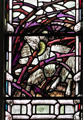 berry pomeroy church, devon  , c19 glass by christopher whall 1897 (3)