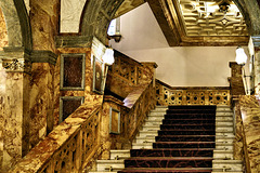 The Grand Marble Staircase – Hotel Russell, Russell Square, Bloomsbury, London, England