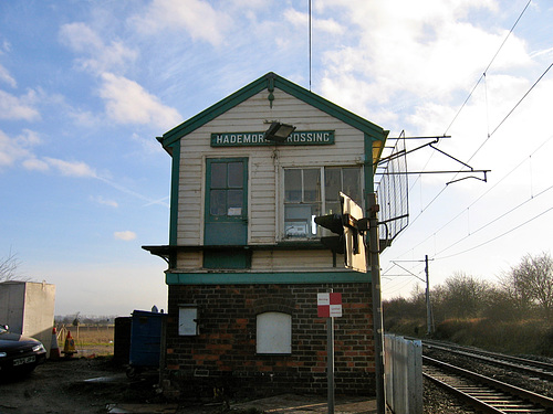 Former Hademore Crossing Signal Box