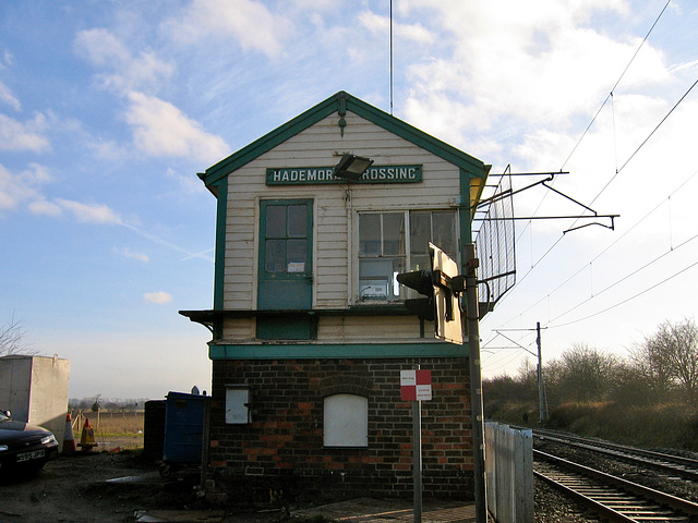 Former Hademore Crossing Signal Box