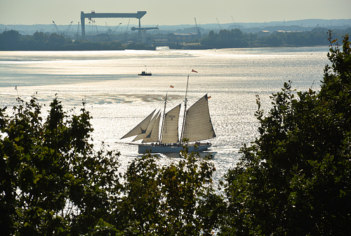 Elbe 5 auf der Elbe