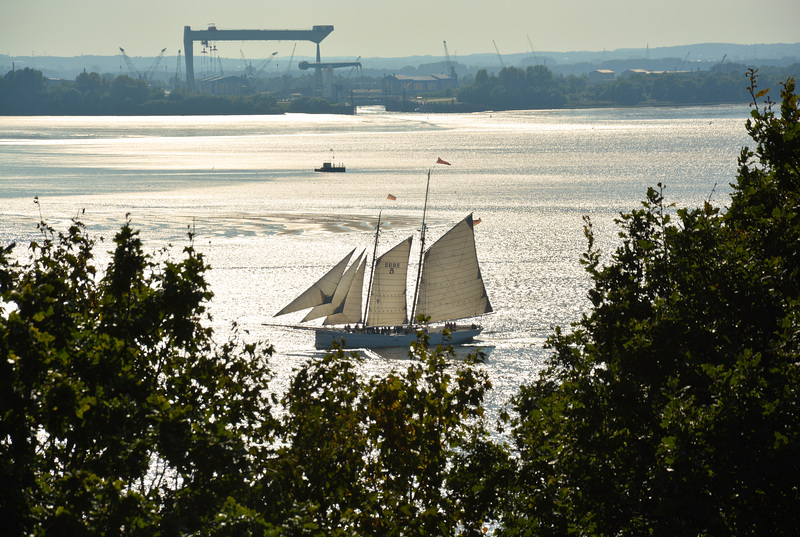 Oldtimer auf der Elbe...