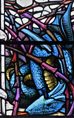 berry pomeroy church, devon  , c19 glass by christopher whall 1897 (4)
