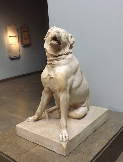 Molossian Hound in the British Museum, May 2014