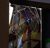 Ein Spinnennetz in den Regenbogenfarben - A spider's web in the colours of the rainbow