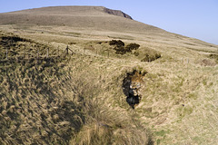 Sink Hole at the base of Mam Tor, Derbyshire