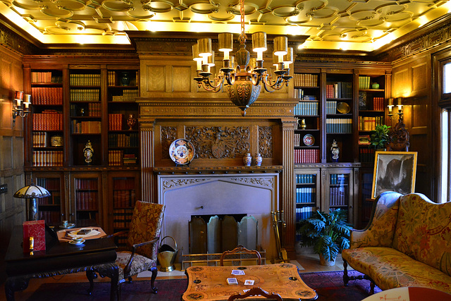 USA 2016 – Portland OR – Pittock Mansion – Library
