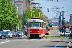 Prague 2019 – DPP Tatras 8085, 5516 and 8083 on Vršovická