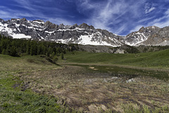 Les tourbières du lac Miroir.