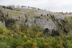 Whitbarrow Scar from Witherslack Hall, Cumbria.