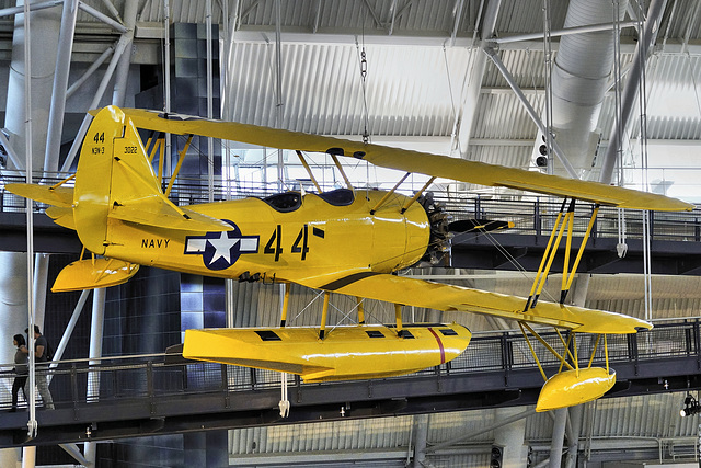 Yellow Biplane – Smithsonian National Air and Space Museum, Steven F. Udvar-Hazy Center, Chantilly, Virginia