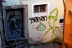 Grafitti im Scherbenviertel