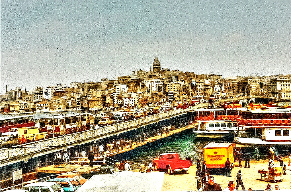 Istanbul,  Alte Galata Brücke. ©UdoSm