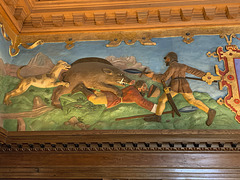 Kalmar castle interior, hunting scene 1