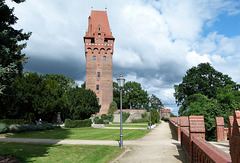 Burgturm oben in Tangermünde