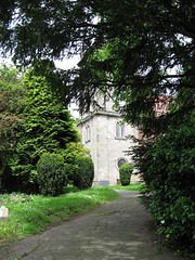 Approach to Church of St.Botolph at Sibson