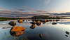 Abendstimmung an einem schwedischen See