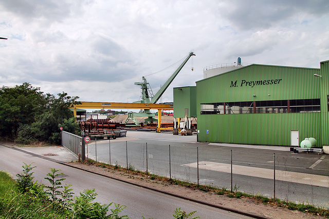 Gelände der Firma Preymesser (Duisburg-Ruhrort) / 22.07.2023