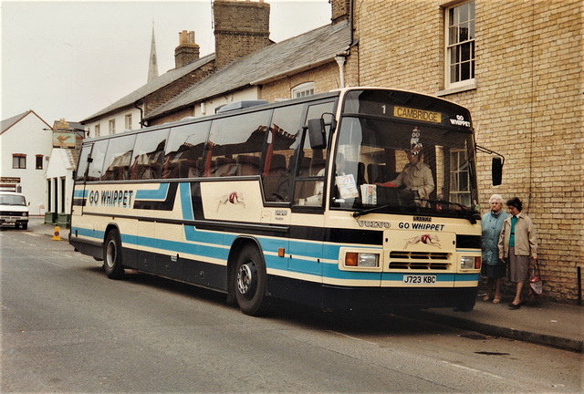 Whippet Coaches J723 KBC in St. Ives – 8 Apr 1996 (306-19)