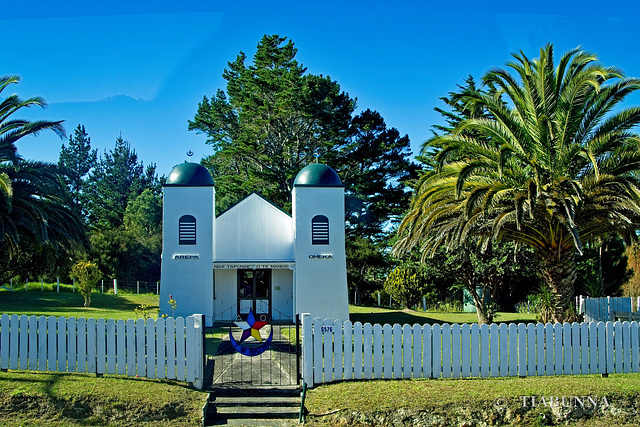 Church and fence