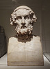 Marble Portrait of Homer from Baiae in the Metropolitan Museum of Art, June 2016