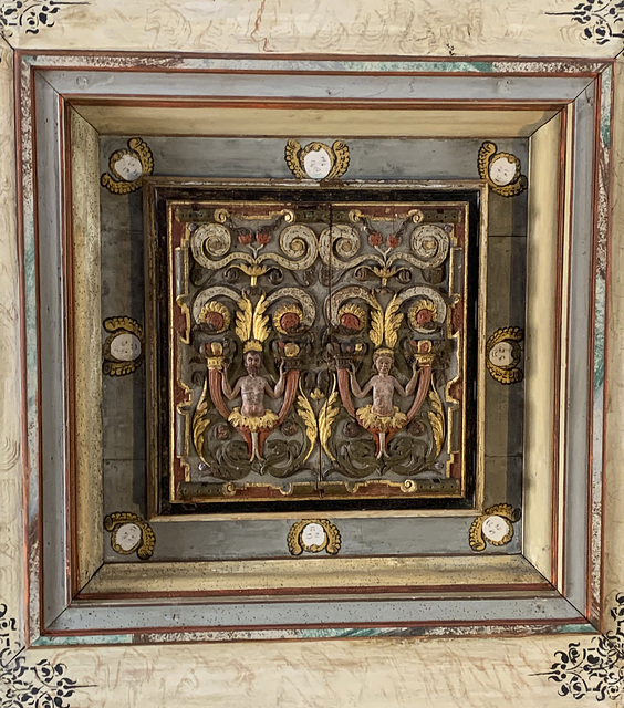 Kalmar castle interior, ceiling ornament