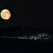 Hunter’s moonrise over the Jurassic Coast