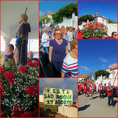 The procession walked around the village