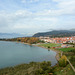 North Macedonia, Ohrid City Beach from the Castle Hill