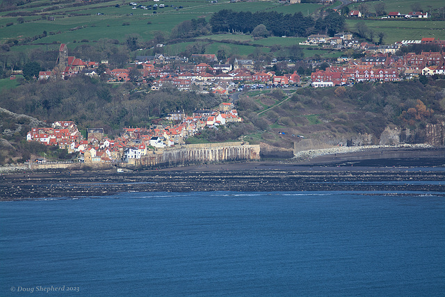 Robin Hood's Bay, viewed from Ravenscar