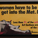 Do Women Have To Be Naked To Get Into the Met. Museum?by Guerrilla Girls in the Metropolitan Museum of Art, September 2021