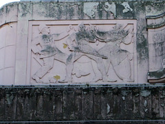 Derby: Art deco relief on former Gaumont Palace Cinema, London Road 2012-12-10