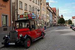 Rothenburg ob der Tauber - Das «Geschäftsauto» der Firma Käthe Wohlfahrt