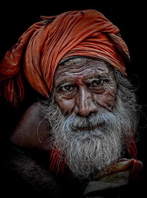 hindu pilgrim in Varanasi