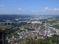 Blick von Burgruine Landskron auf Bad Neuenahr