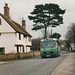 Ipswich Buses 218 (J218 NRT) in Barton Mills – 27 Feb 1994 (215-15)