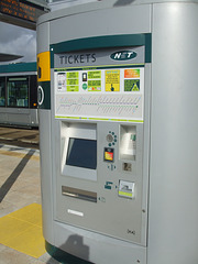 DSCF5412 NET (Nottingham Express Transit) ticket machine at Toton Lane terminus - 25 Sep 2016