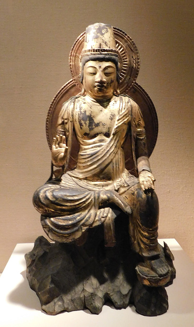 Seated Bodhisattva Nyoirin Kannon in the Metropolitan Museum of Art, March 2019