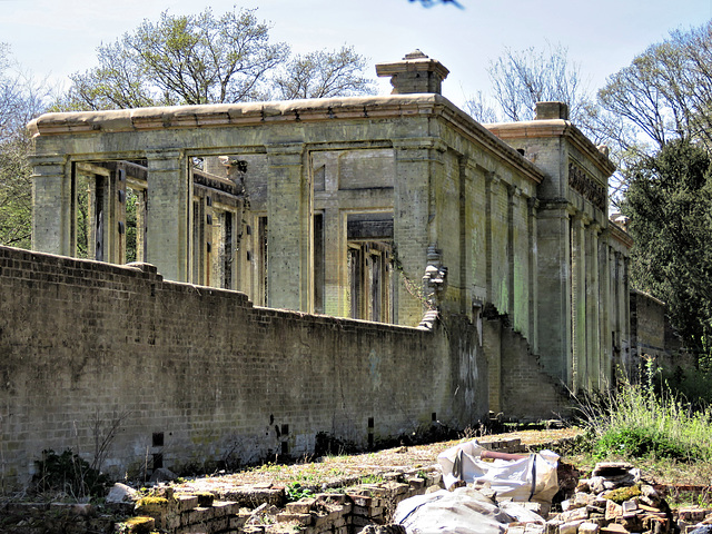 c19 orangery ruin, panshanger park, herts   (2)