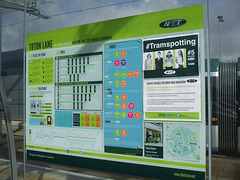 DSCF5413 NET (Nottingham Express Transit) information board at Toton Lane terminus - 25 Sep 2016