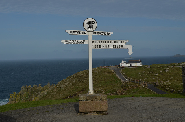 Land's End Sign