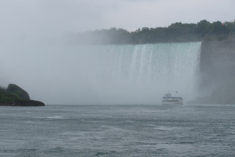 Into the falls