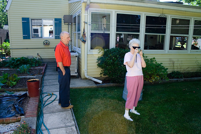 Fred and Barbara - garden photos