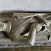 rampton church, cambs   (31) c14 effigy of knight , perhaps a de lisle tomb