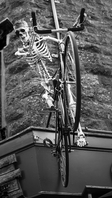 A Bone Shaker of a Bike, Callander