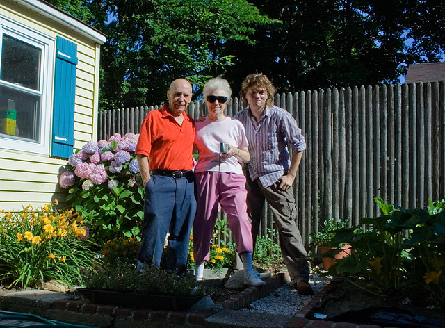 Fred, Barbara, and me