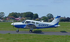 G-CKVV at Solent Airport - 25 August 2021
