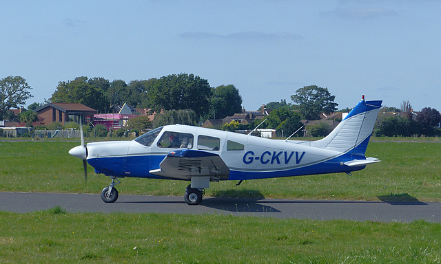 G-CKVV at Solent Airport - 25 August 2021